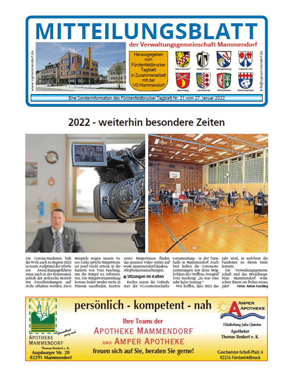 Mitteilungsblatt Januar 2022