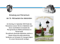 Patrozinium Sankt Michael Adelshofen Verleihung Ehrenbürgerwürde Patrozinium Sankt Michael Adelshofen Verleihung Ehrenbürgerwürde
