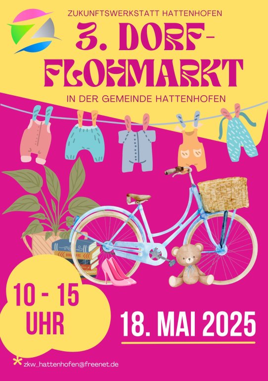Plakat Dorfflohmarkt 2025